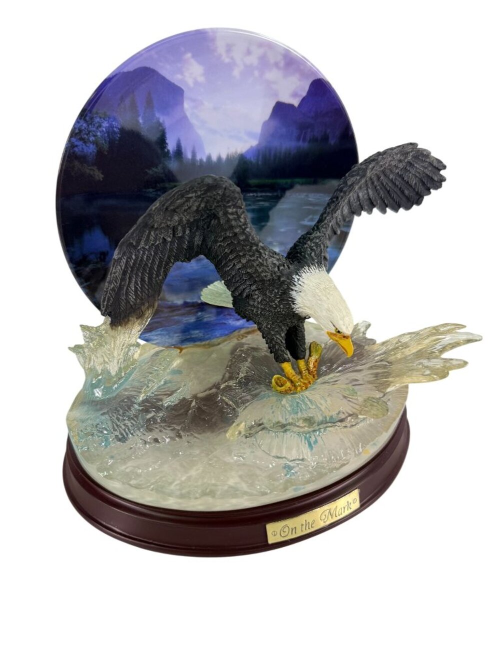 American‎ Bald Eagle Force of Nature Fishing 2001 Bradford Exchange Bill Wieger
